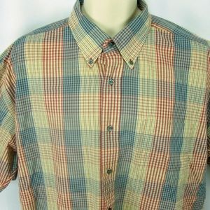 🌺 Alexander Julian Shirt XL Classic Preppy Plaid